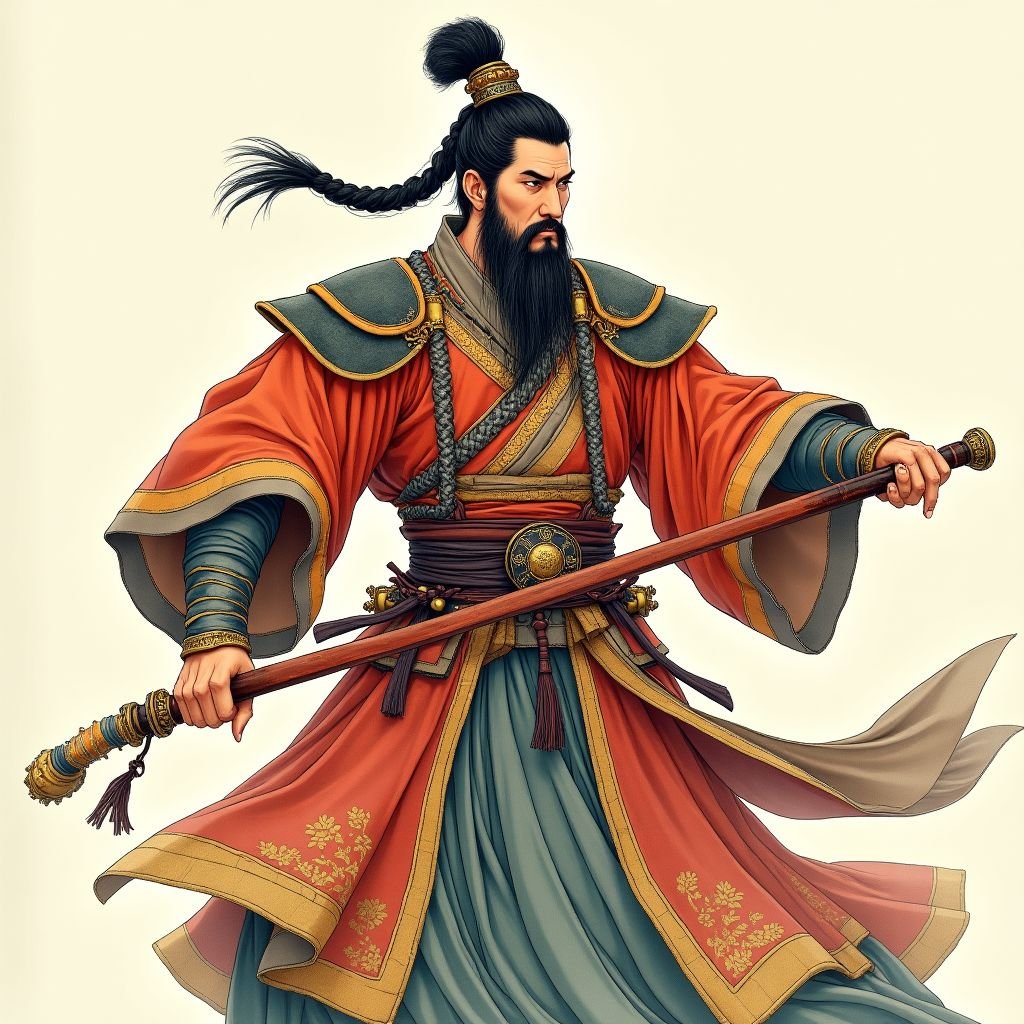 《长安风云》手绘海报